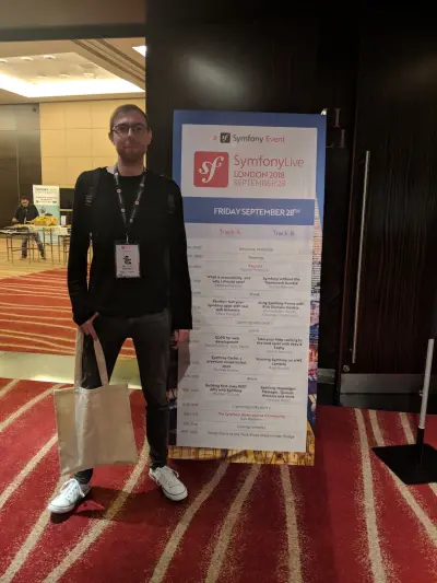 Chris at SymfonyLive