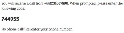 Example verification code