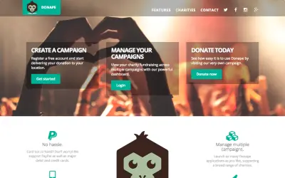 Fundraising web platform