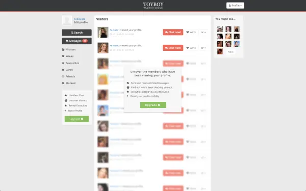 Social networking platform - monetisation